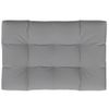 Cojín Para Muebles De Palets Tela Gris 120x80x12 Cm Vidaxl