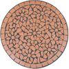 Mesa De Bistro De Mosaico Terracota 60 Cm Vidaxl