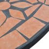 Mesa De Bistro De Mosaico Terracota 60 Cm Vidaxl