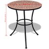 Mesa De Bistro De Mosaico Terracota 60 Cm Vidaxl