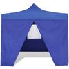 Tienda De Fiesta Plegable 3x3 M Con 4 Paredes Azul Vidaxl