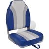 Asiento Plegable De Barco Con Respaldo Alto Vidaxl