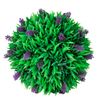 Juego De 2 Bolas De Boj Artificial Con Lavanda 30 Cm Vidaxl