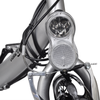 Bicicleta Eléctrica Plegable Con Batería Litio Aleación De Aluminio Vidaxl
