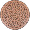 Set De Mesa Y Sillas De Jardín 3 Piezas Con Mosaico Terracota Vidaxl