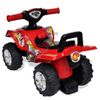 Quad Correpasillos Infantil Con Sonidos Y Luces Rojo Vidaxl