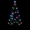 Árbol De Navidad Artificial Con Soporte/led Fibra Óptica 150 Cm Vidaxl