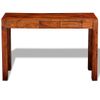 Mesa Consola Con 3 Cajones Madera Maciza Sheesham 80 Cm Vidaxl