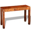 Mesa Consola Con 3 Cajones Madera Maciza Sheesham 80 Cm Vidaxl