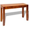 Mesa Consola Con 3 Cajones Madera Maciza Sheesham 80 Cm Vidaxl