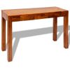 Mesa Consola Con 3 Cajones Madera Maciza Sheesham 80 Cm Vidaxl