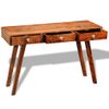 Mesa Consola Con 3 Cajones Madera Maciza Sheesham 76 Cm Vidaxl