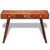 Mesa Consola Con 3 Cajones Madera Maciza Sheesham 76 Cm Vidaxl