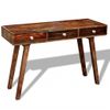 Mesa Consola Con 3 Cajones Madera Maciza Sheesham 76 Cm Vidaxl