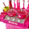 Cocinita De Juguete Para Niños Con Efectos De Luz Y Sonido Rosa Vidaxl