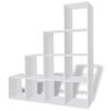 Estantería Librería En Forma De Escalera 142 Cm Blanca Vidaxl