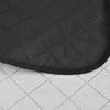 Colcha Acolchada A Doble Cara Negro Blanco 220x240 Cm Vidaxl