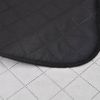 Colcha Acolchada A Doble Cara Negro Blanco 230x260 Cm Vidaxl