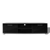 Mueble De Tv Negro Brillo 120x40,5x35 Cm Vidaxl