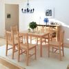 Conjunto De Comedor 7 Piezas Madera De Pino Vidaxl