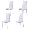 Conjunto De Mesa De Comedor 5 Piezas Blanco Y Negro Vidaxl