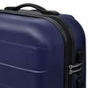 Set Trolley Maleta Rígida Tres Uds. Azul Vidaxl