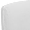 Funda De Silla Elástica Recta 4 Unidades Blanca Vidaxl