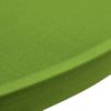 Funda Elástica Para Mesa 2 Unidades 60 Cm Verde Vidaxl