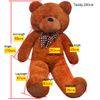 Osito De Peluche Grande Marrón 170 Cm Vidaxl