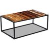 Mesa De Centro De Madera Maciza Reciclada 100x60x40 Cm Vidaxl