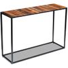 Mesa Consola De Madera Maciza Reciclada 110x35x76 Cm Vidaxl