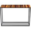 Mesa Consola De Madera Maciza Reciclada 110x35x76 Cm Vidaxl