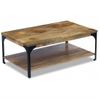 Mesa De Centro Madera De Mango 100x60x38 Cm Vidaxl