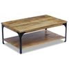 Mesa De Centro Madera De Mango 100x60x38 Cm Vidaxl