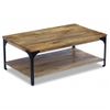 Mesa De Centro Madera De Mango 100x60x38 Cm Vidaxl