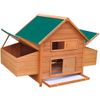 Vidaxl Gallinero De Madera 157x97x110 Cm