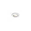 Foco Downlight Circular  Donegal Corte Ø70 Mm Blanco