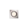 Foco Downlight Cuadrado  Donegal Corte Ø70 Mm Niquel