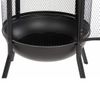 Chimenea Redonda Kansas Acero Negro 85019 Redfire