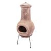 Chimenea Salamanca Rojo Oscuro 36x36x85 Cm Arcilla Redfire