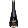 Chimenea Kingston De Acero Negro Mate 43x120 Cm Redfire