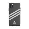 Adidas Carcasa 3 Rayas Samba Apple Iphone 11 Pro Max Negra/blanca