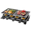 Grill Con Plancha Cocina Piedra Natural Y Grill Reversible Aigostar