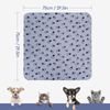 Manta Para Perros Lavable 75x75cm 6 Piezas Beix/gris/nergo-nobelza