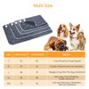 Manta Autocalentable Perro Gatos Lavable 60x45cm-nobelza