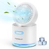 Ventilador Enfriador, Ventilador Con Agua, Humidificador, Usb, Blanco