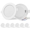 Downlight Led Empotrable Redondo 6w, 4000k, 420lm, 6 Pack Aigostar
