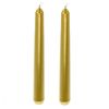 Set 2 Velas Prices London Oro 25 Cm