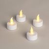 Pack 4 Velas Led Mini Con Batería Hobley Blanco