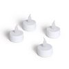 Pack 4 Velas Led Mini Con Batería Hobley Blanco